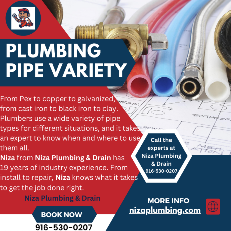 Types of plumbing pipe